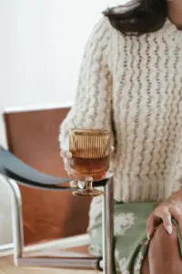 Woman Drinking Water to stay hydrated for a strong immune system