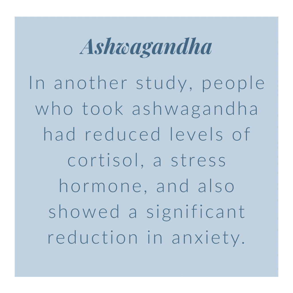 Explains Natural Supplement Ashwaganda for Anxiety
