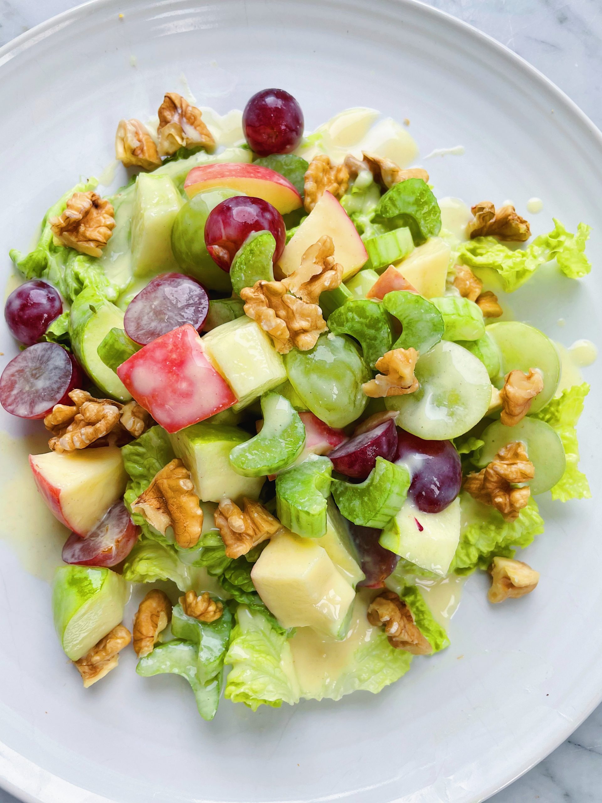 Healthy Vegan Waldorf Salad Recipe