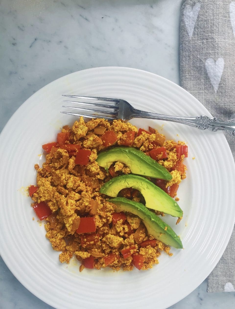 Keto Friendly Tofu Scramble Recipe