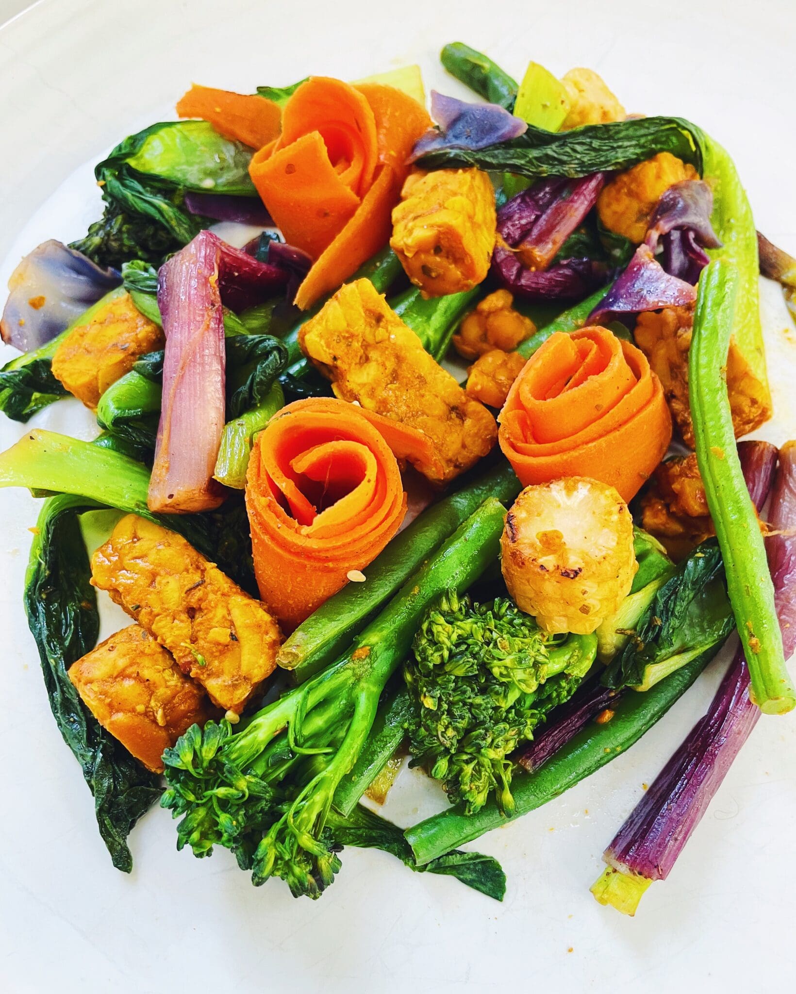 Healthy Chinese Tempeh Salad Recipe